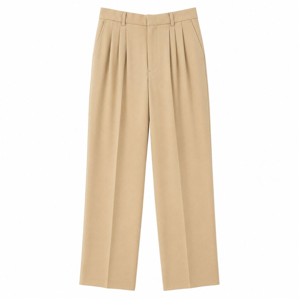 Christian Dior Collection Men’s Pleated Dress Pants Beige 28x30